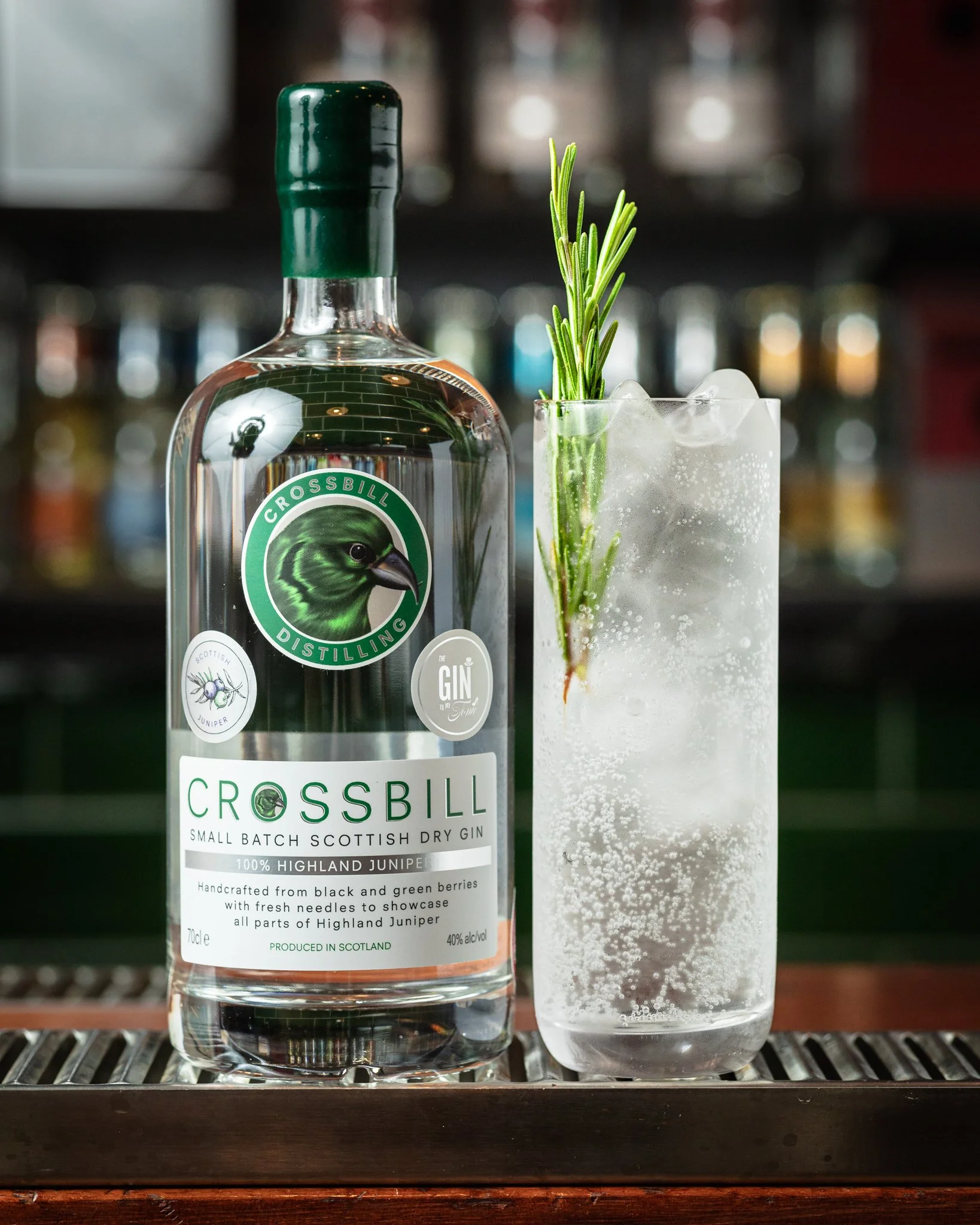 Crossbill Green Dry Gin — CROSSBILL GIN